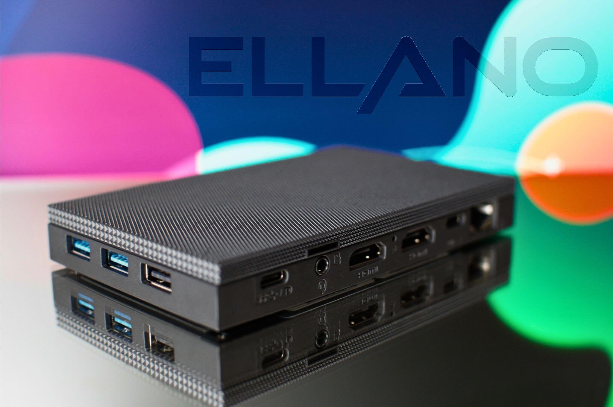 Orbsmart AW-15L mini PC Intel N100, 16GB RAM, 512GB SSD, Windows 11 Pro boční pohled na konektory