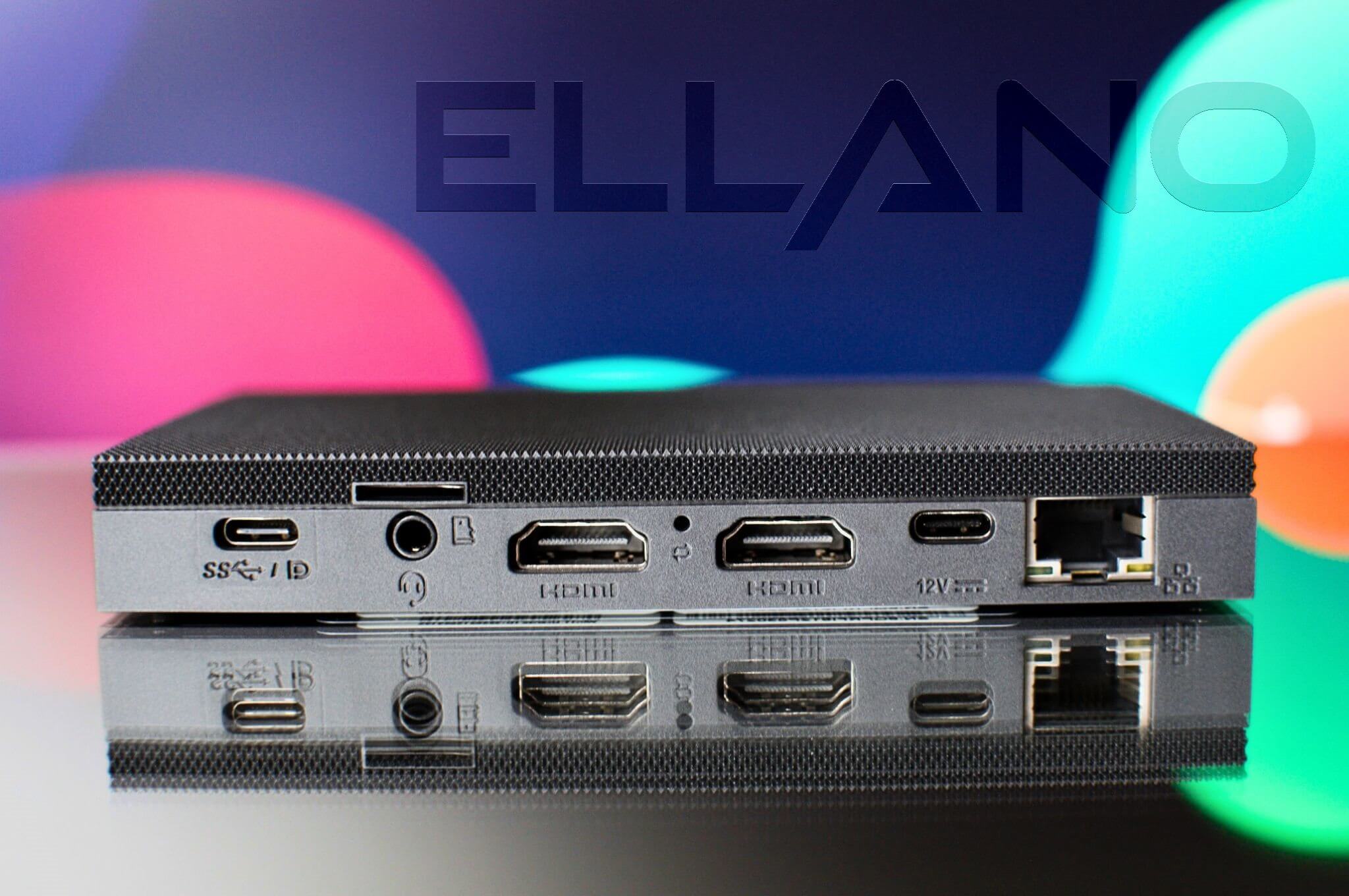 Orbsmart AW-15L mini PC Intel N100, 16GB RAM, 512GB SSD, Windows 11 Pro zadní panel