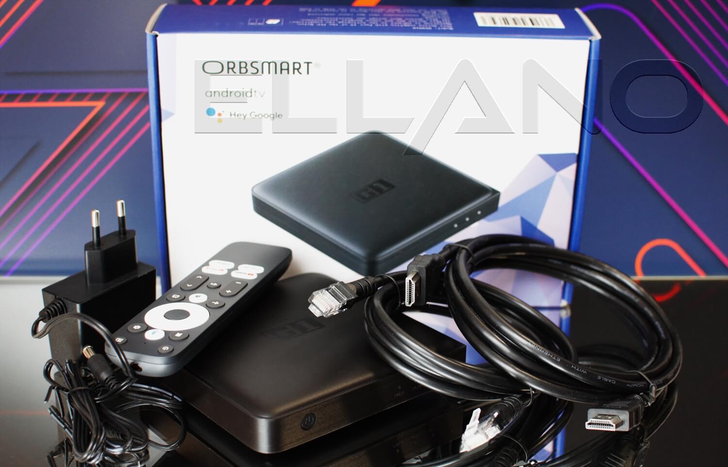 Orbsmart G1 Android TV box 4K balenie