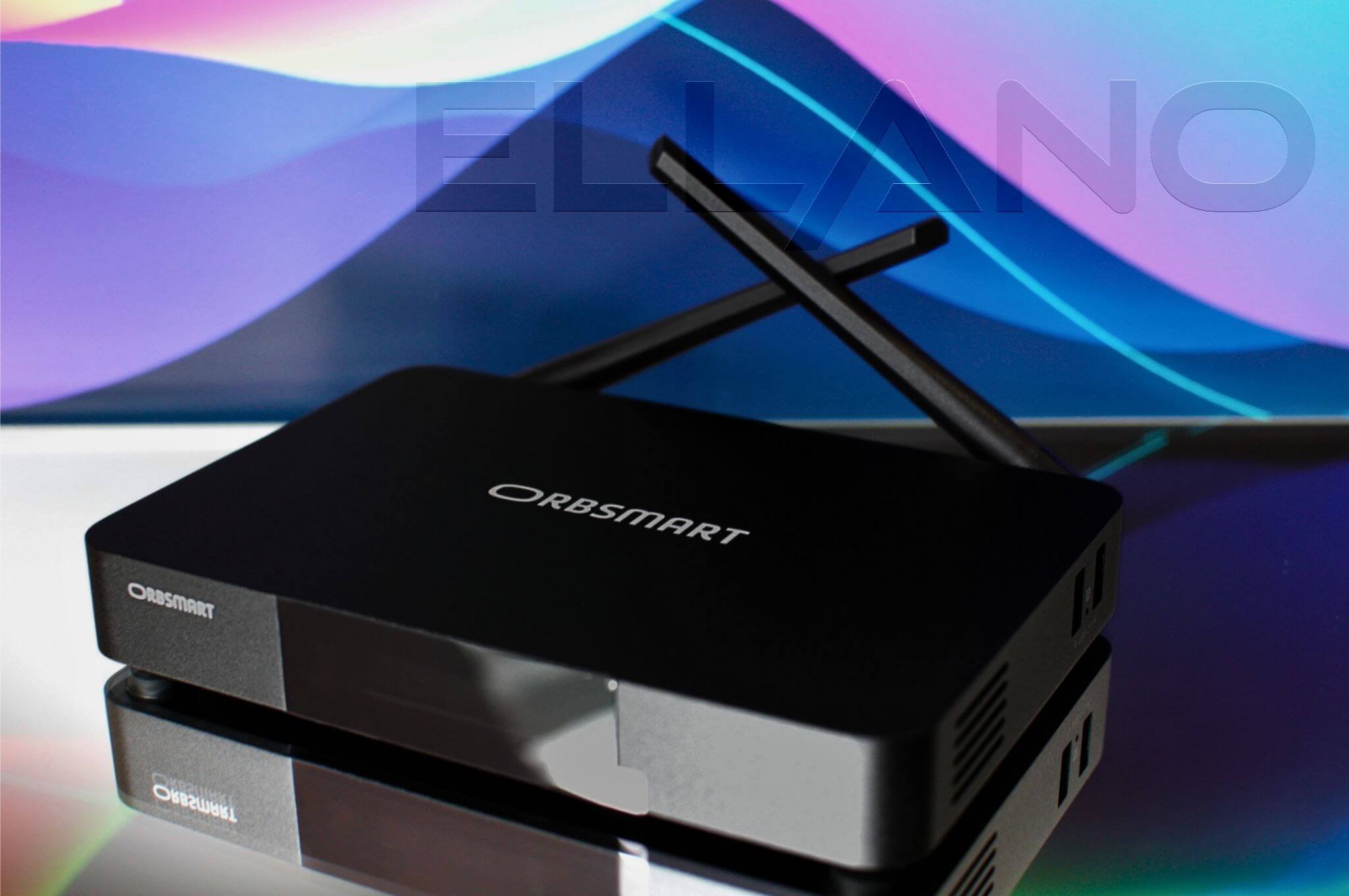 Orbsmart R82 4K HDR Dolby Vision multimediálne centrum predný panel z boku