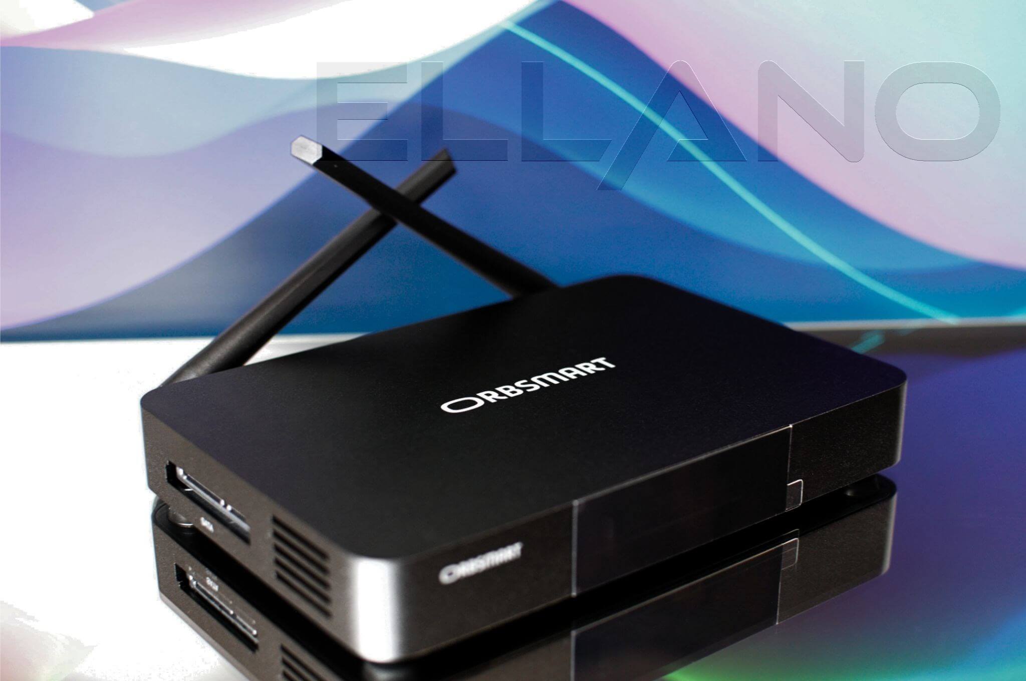 Orbsmart R82 4K HDR Dolby Vision multimediálne centrum predný panel z boku