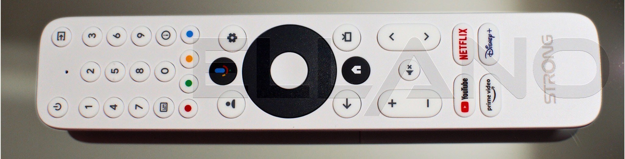 Bluetooth dálkový ovladač Strong LEAP-AIR s hlasovým ovládáním a rychlým přístupem k aplikacím