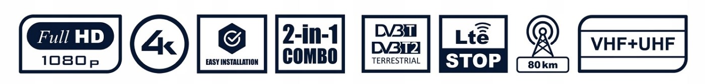 DVB-T2-T anténa Virga VR1000 UHF VHF HV-V_8741