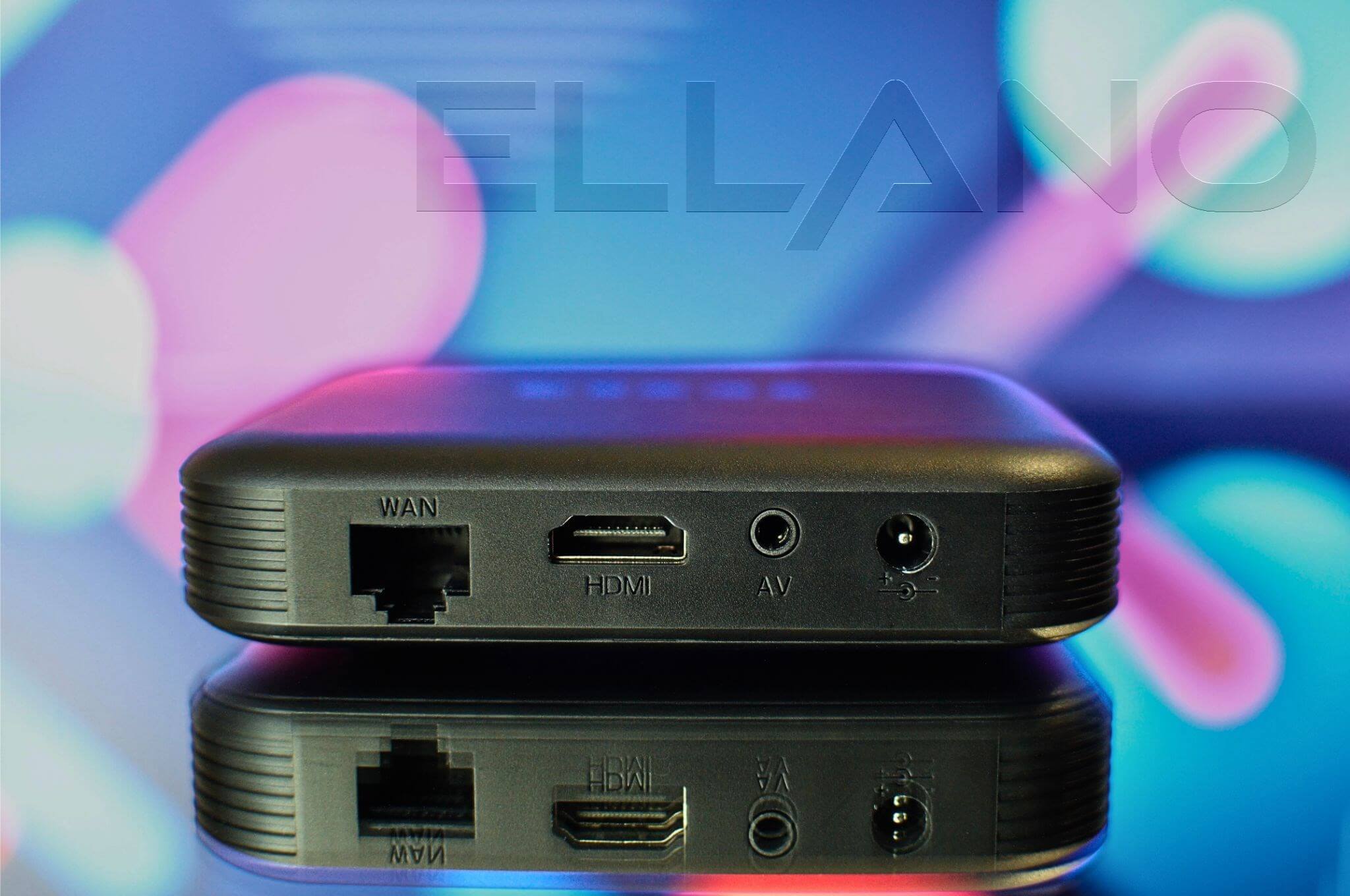 TESLA MediaBox XG600 Google TV zadní panel