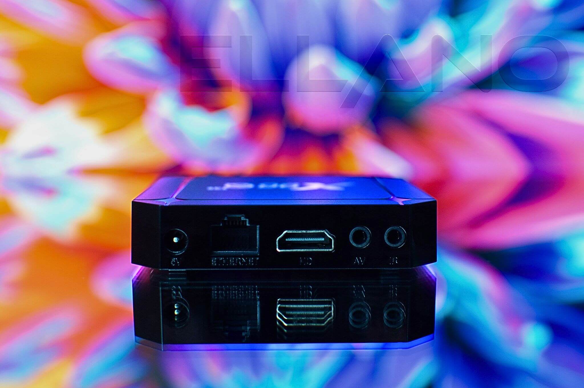 X96Q Android 14 4K zadní panel