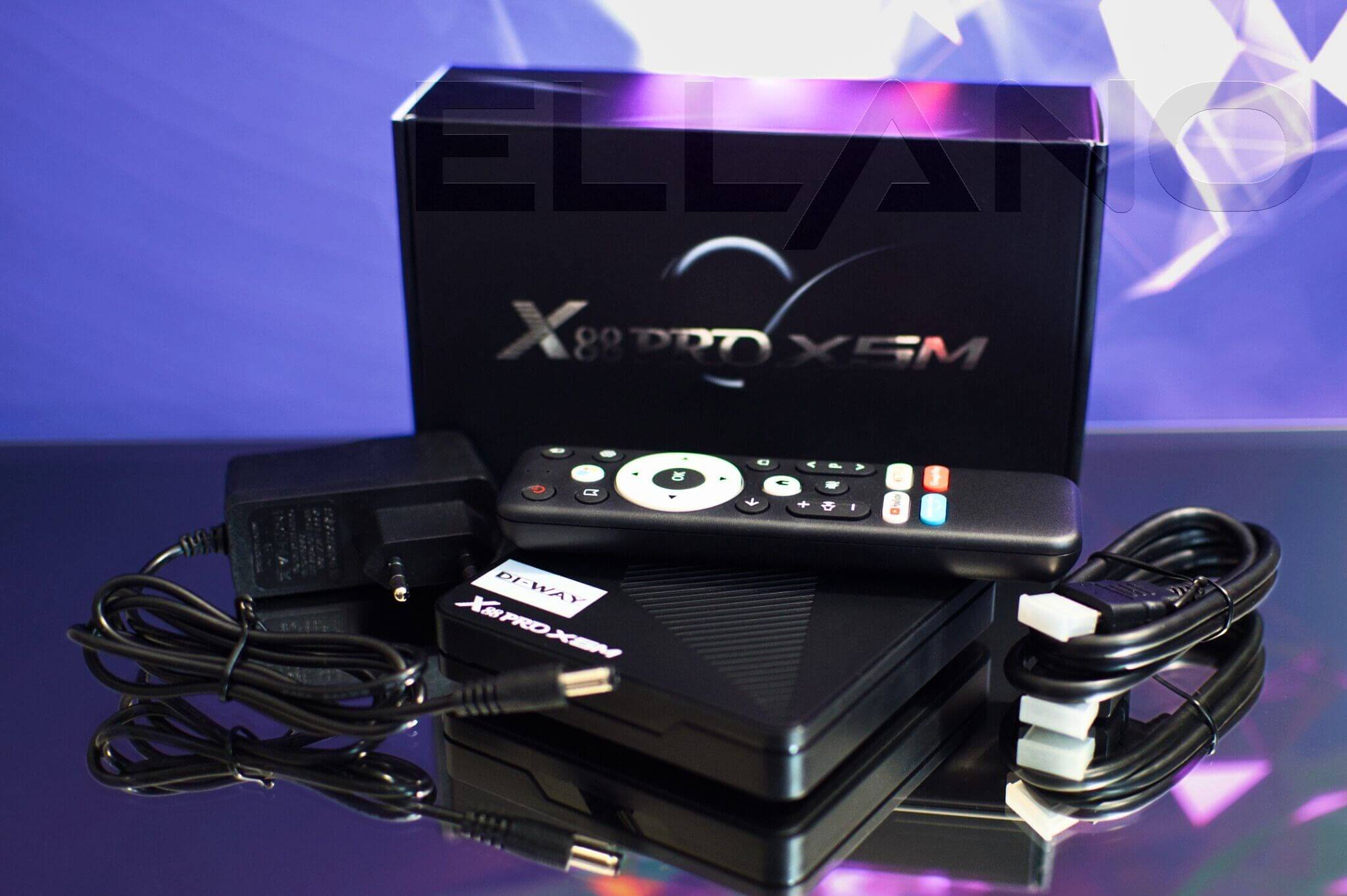 Co je v balení DI-WAY AND-X88PRO X5M