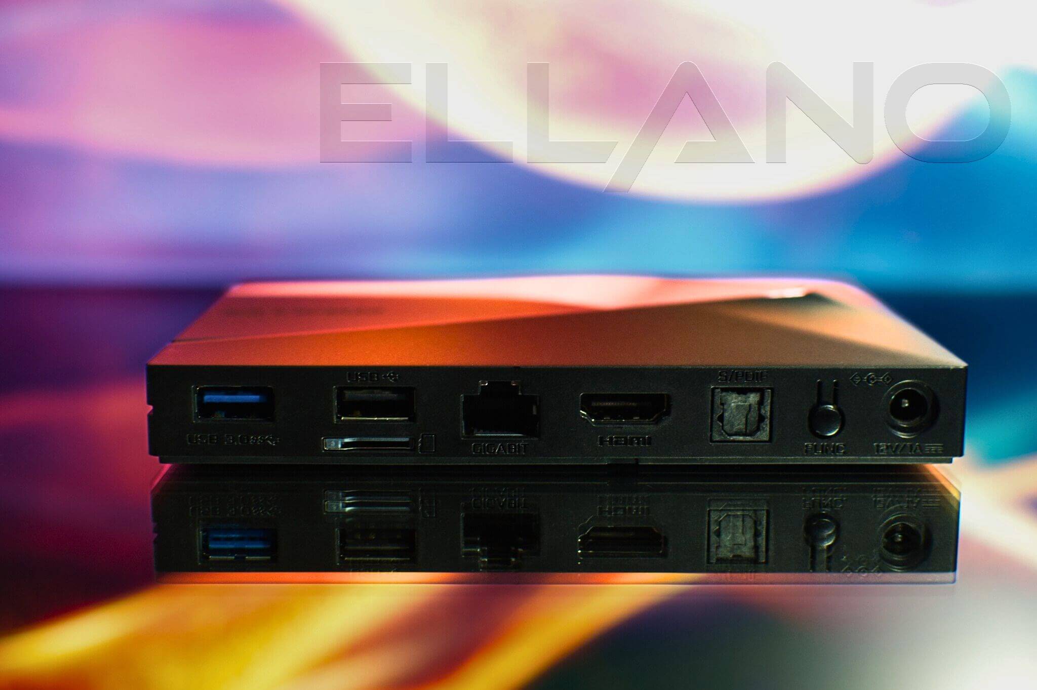 Pohľad na zadný panel Formuler Z12 Ultra 4K Android 12 IPTV box 128GB Dolby Vision/Atmos