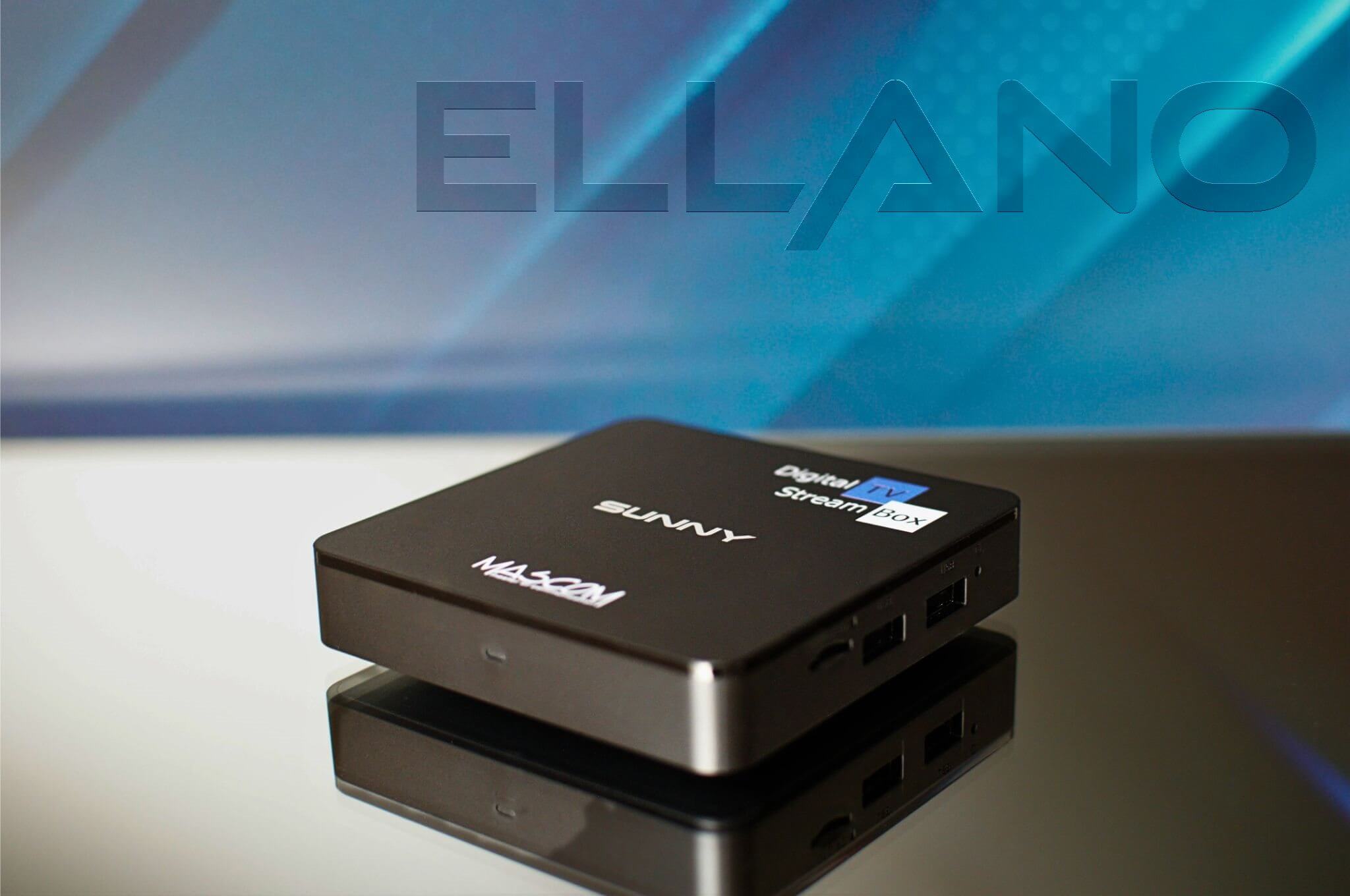 MASCOM SUNNY-T 4K DVB-T2 ANDROID TV 12 pohled zepředu