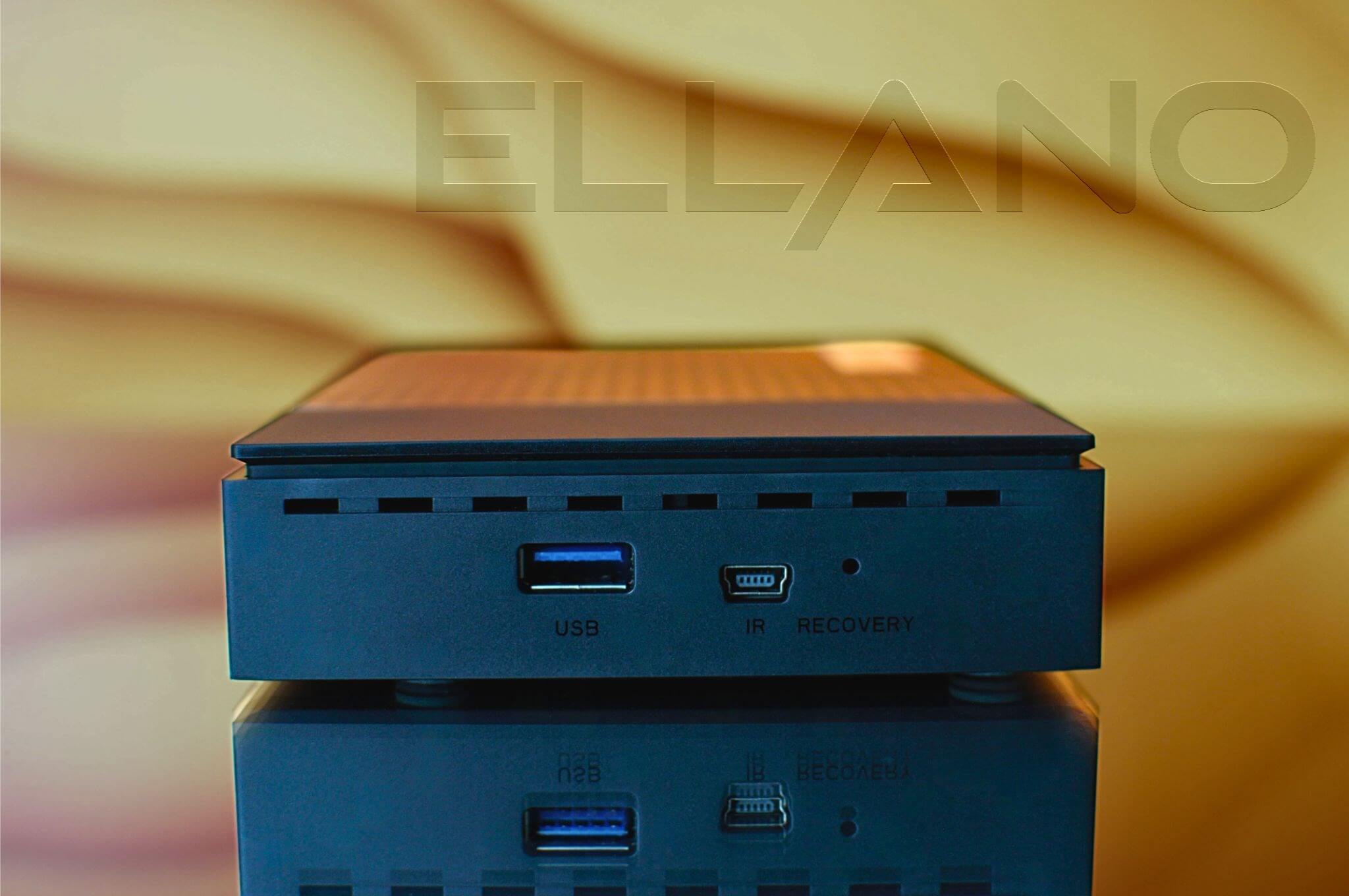 Octagon Spirit Pro Max 8K Android IPTV Box bočný panel konektory