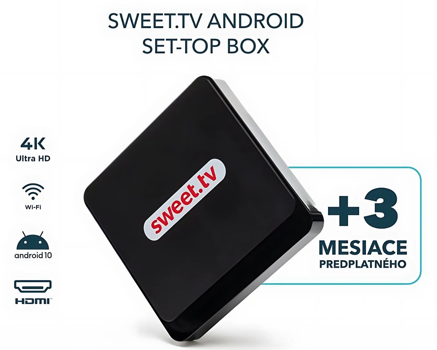 Sweet.TV box INEXT TV5 Ultra s předplatným zdarma