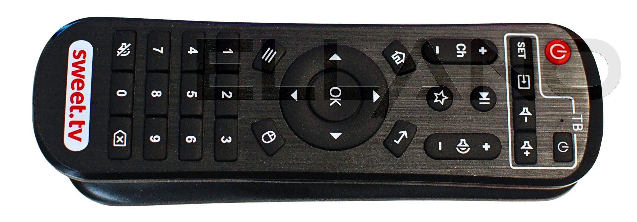 Sweet.TV box INEXT TV5 Ultra dálkový ovladač