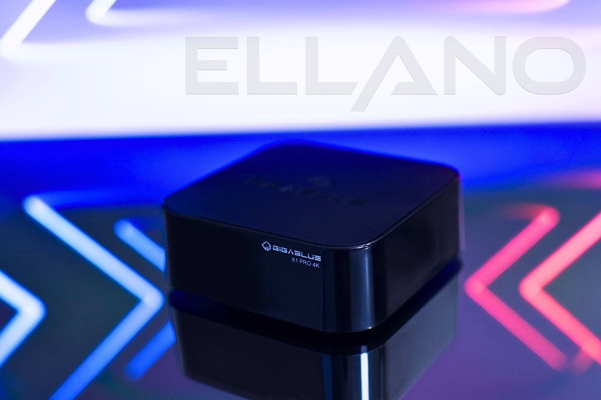 GigaBlue UHD X1 PRO 4K pohled ze předu