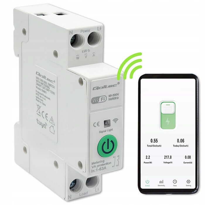 Wi-Fi připojení v seznamu elektromotorů qoltec s 63a tuya 50881_5511