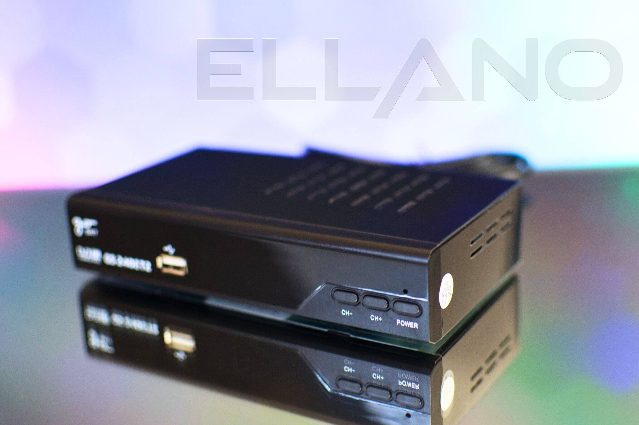 GoSAT GS240ET2 DVB-T2 přední panel z pravé strany