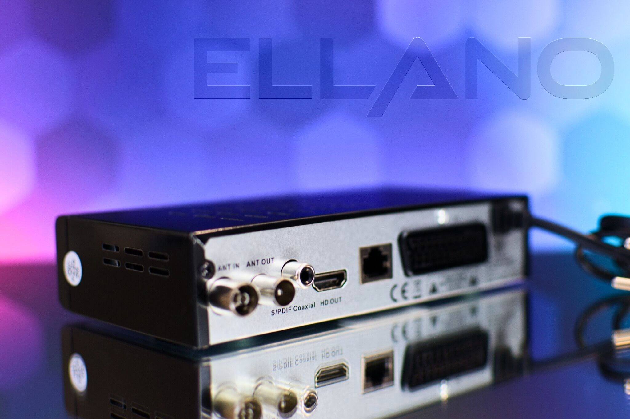 GoSAT GS240ET2 DVB-T2 zadní panel s tunerem