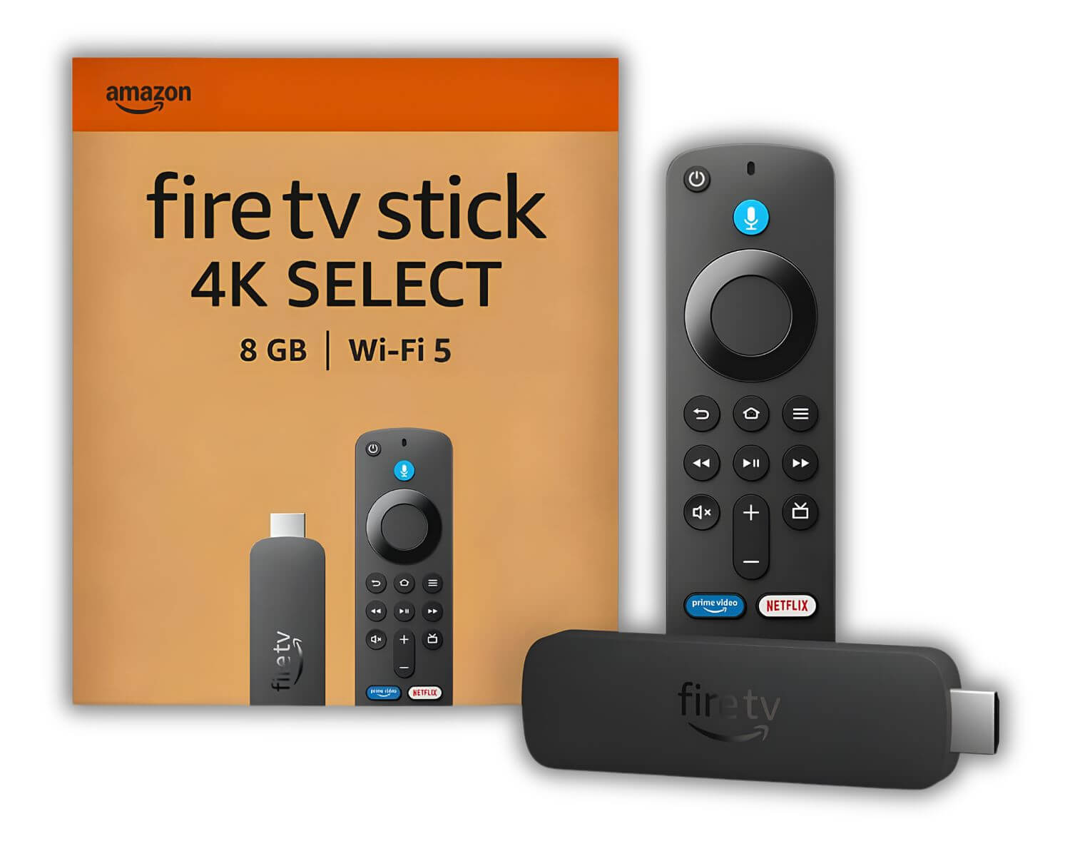 Amazon Fire TV Stick 4K Select 2025, 8 GB, Wi Fi 5, Alexa – 4K obraz s podporou moderných videokodekov