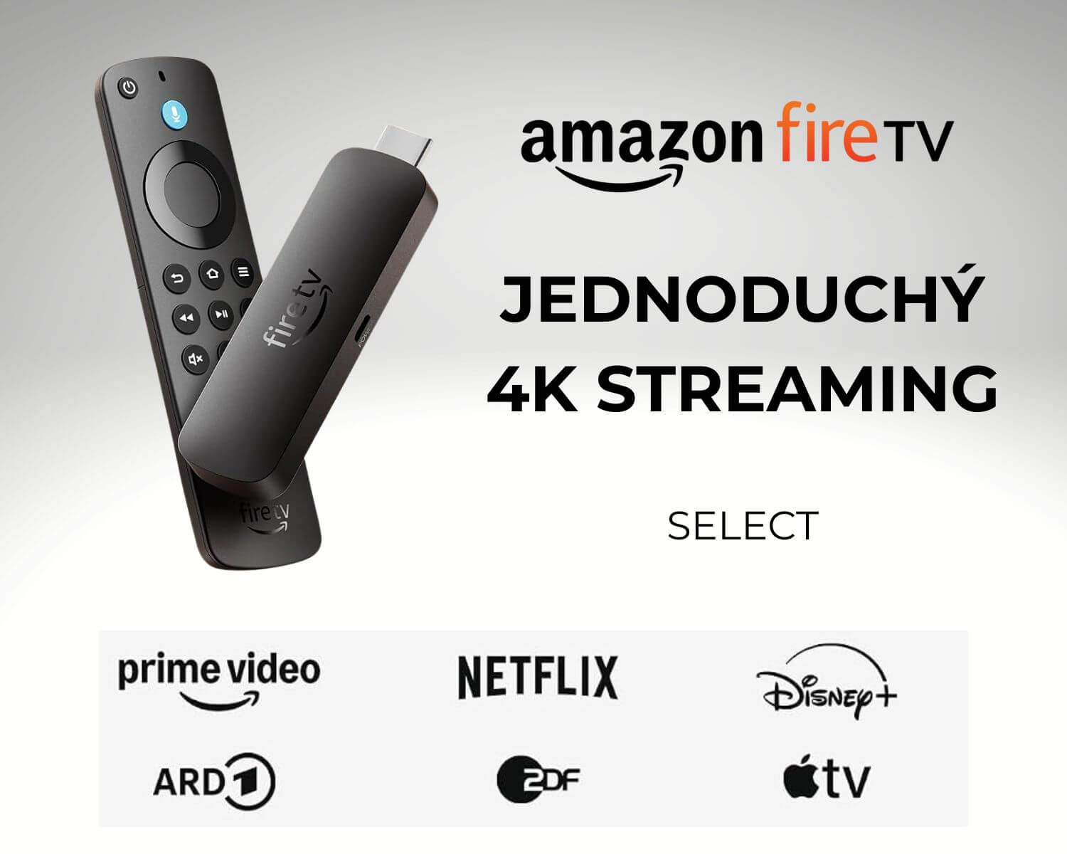 Amazon Fire TV Stick 4K Select 2025, 8 GB, Wi Fi 5, Alexa – Wi-Fi pripojenie a internet