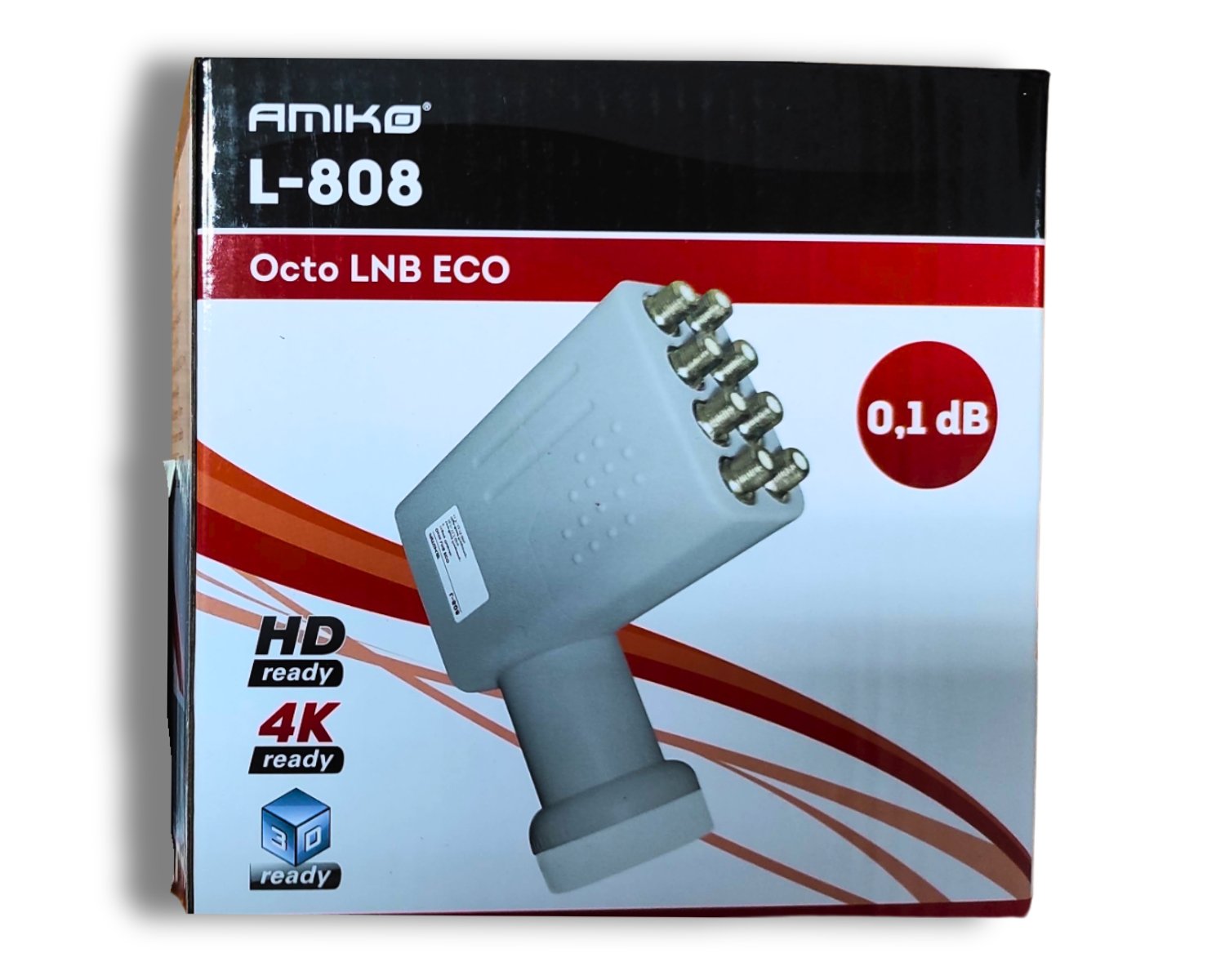 Amiko L-808 Octo LNB, satelitný konvertor s 8 výstupmi - časť popisu