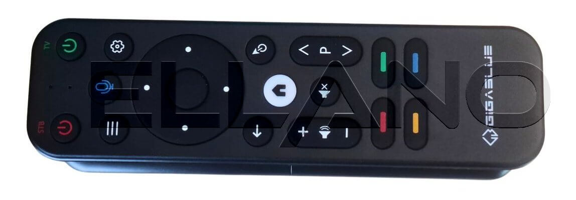 GigaBlue UHD X2 Pro 4K IPTV box s Androidem 12, 4/32 GB, WiFi 6 – dálkový ovladač