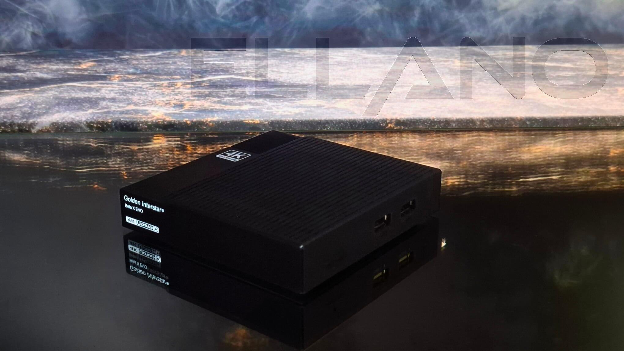 Golden Interstar Beta X EVO 4K IPTV přehrávač, Linux, WiFi 5 GHz - část popisu