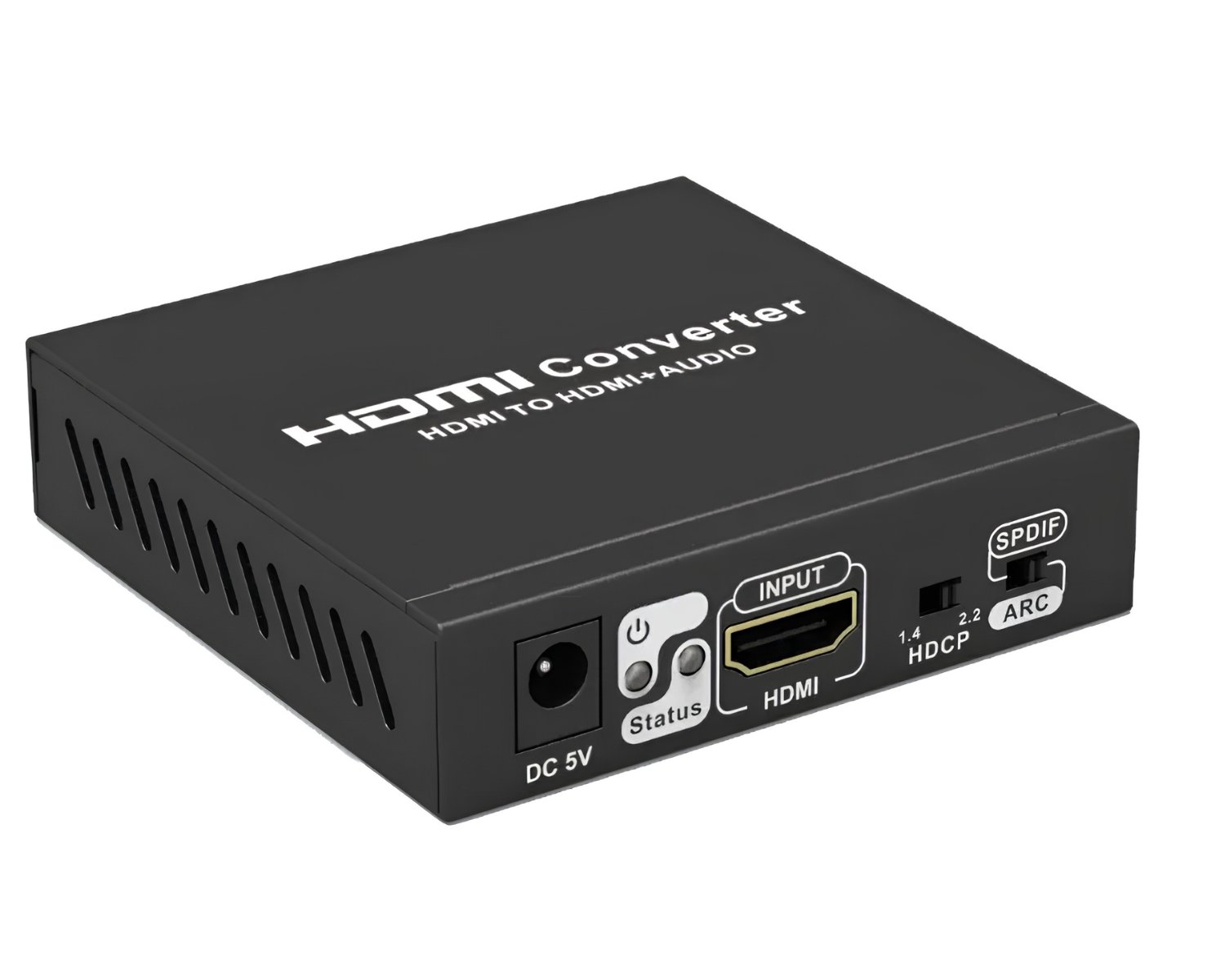 HDMI audio extraktor Spacetronik SPH-AE05 4K ARC, SPDIF, koaxiál, R/L - část popisu