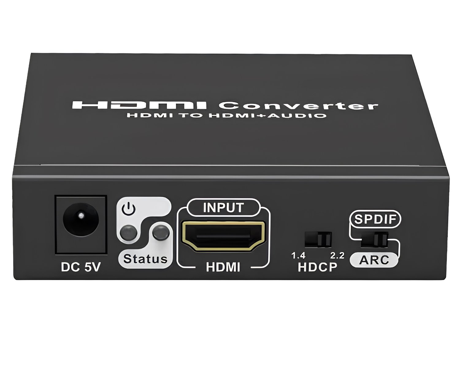 HDMI audio extraktor Spacetronik SPH-AE05 4K ARC, SPDIF, koaxiál, R/L - část popisu