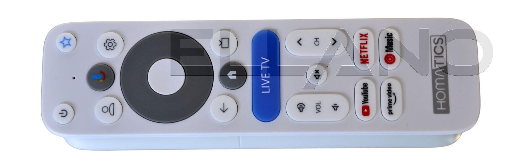Homatics Box Lite 4K V2 Google TV 14, 32 GB Flash – dálkový ovladač