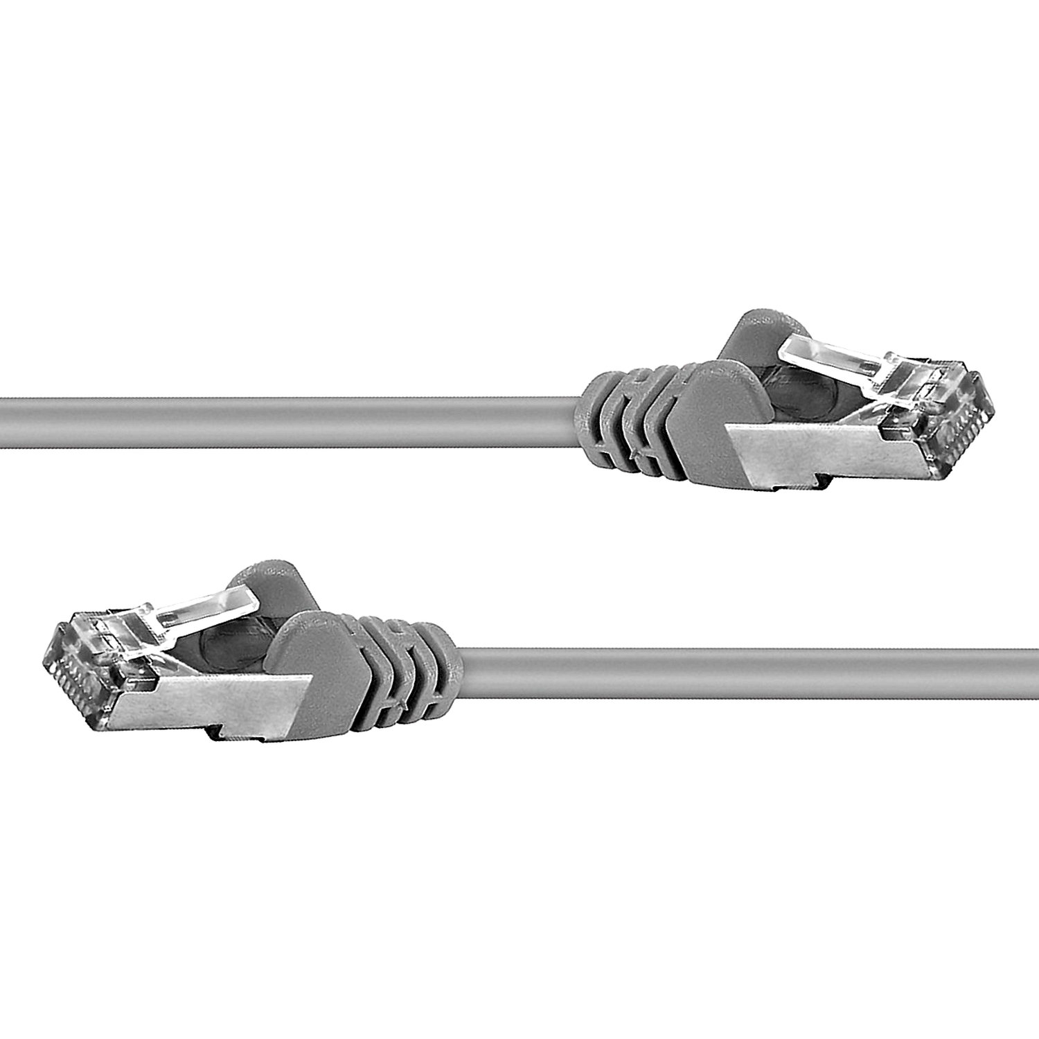 PremiumCord patch kabel CAT 6a S/FTP RJ45, 20 m, šedý - část popisu