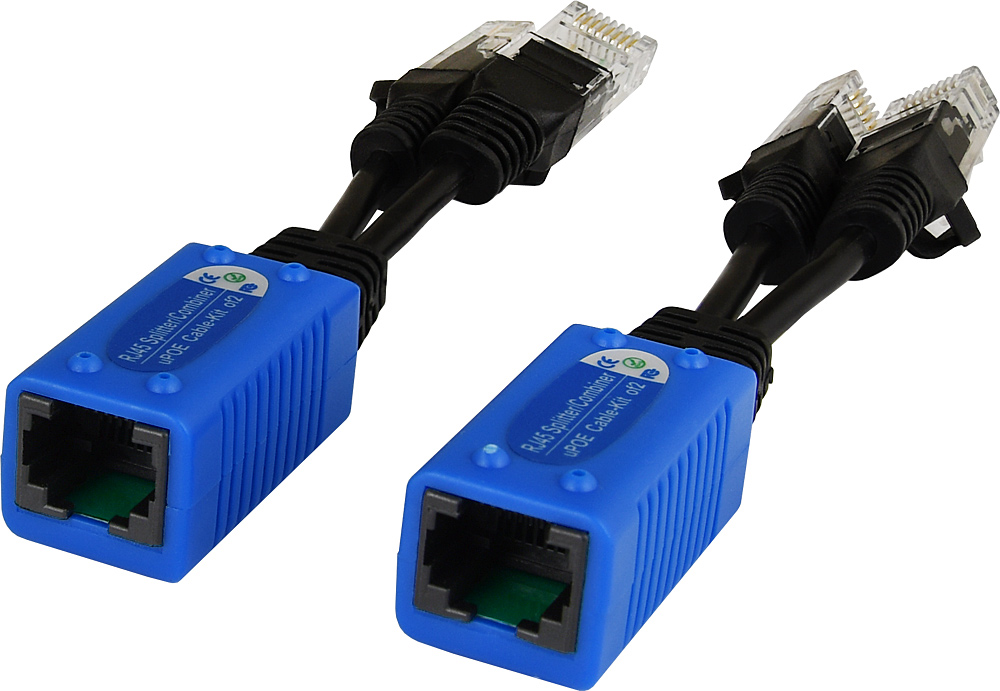 Etrix P-POE2 PoE splitter, 2 zariadenia cez 1 UTP kábel, 10/100 Mb/s – Hlavné vlastnosti