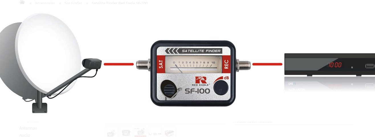 OPTICUM Red Eagle SF-100 SatFinder, analógový merač satelitného signálu DVB-S/S2 – Čo SF-100 ukazuje