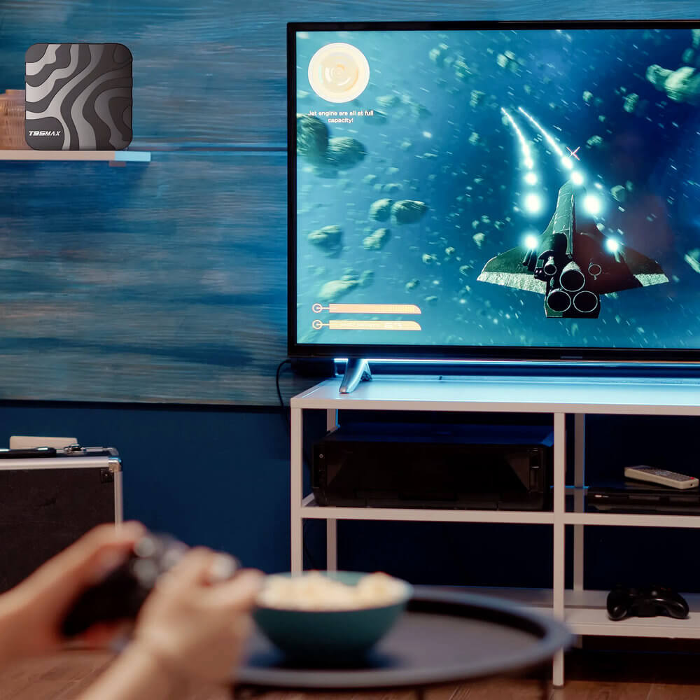 T95MAX Android TV Box, Android 12, 2 GB RAM, 16 GB, 4K HDR, Dual WiFi - časť popisu