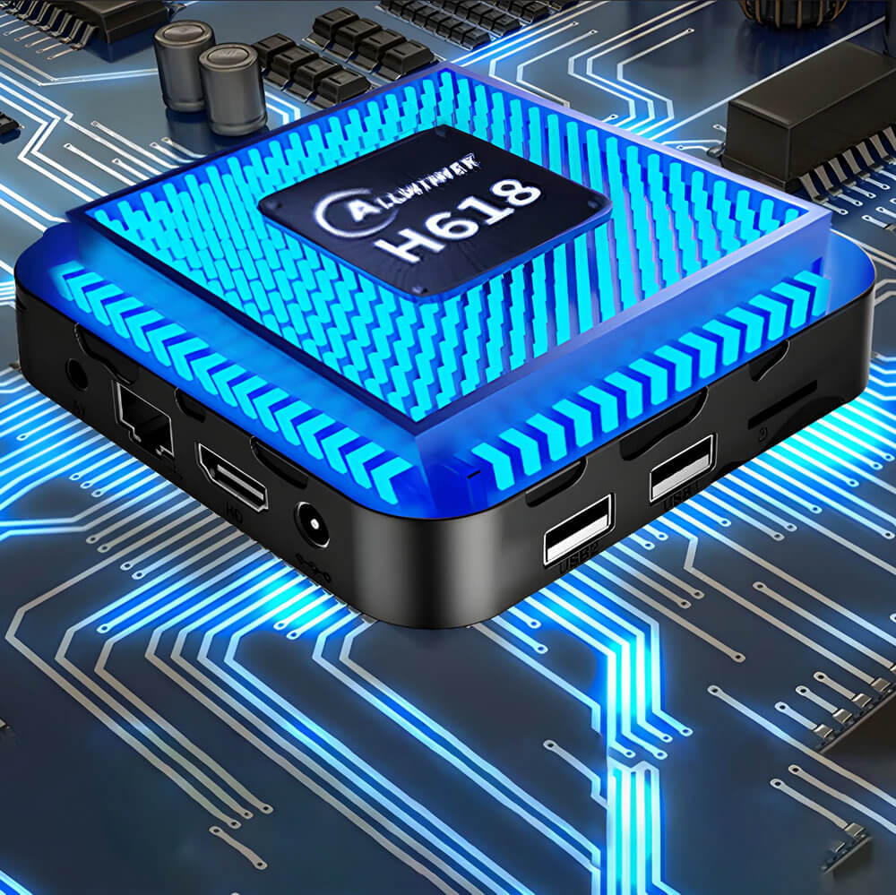 T95MAX Android TV Box, Android 12, 2 GB RAM, 16 GB, 4K HDR, Dual WiFi - časť popisu