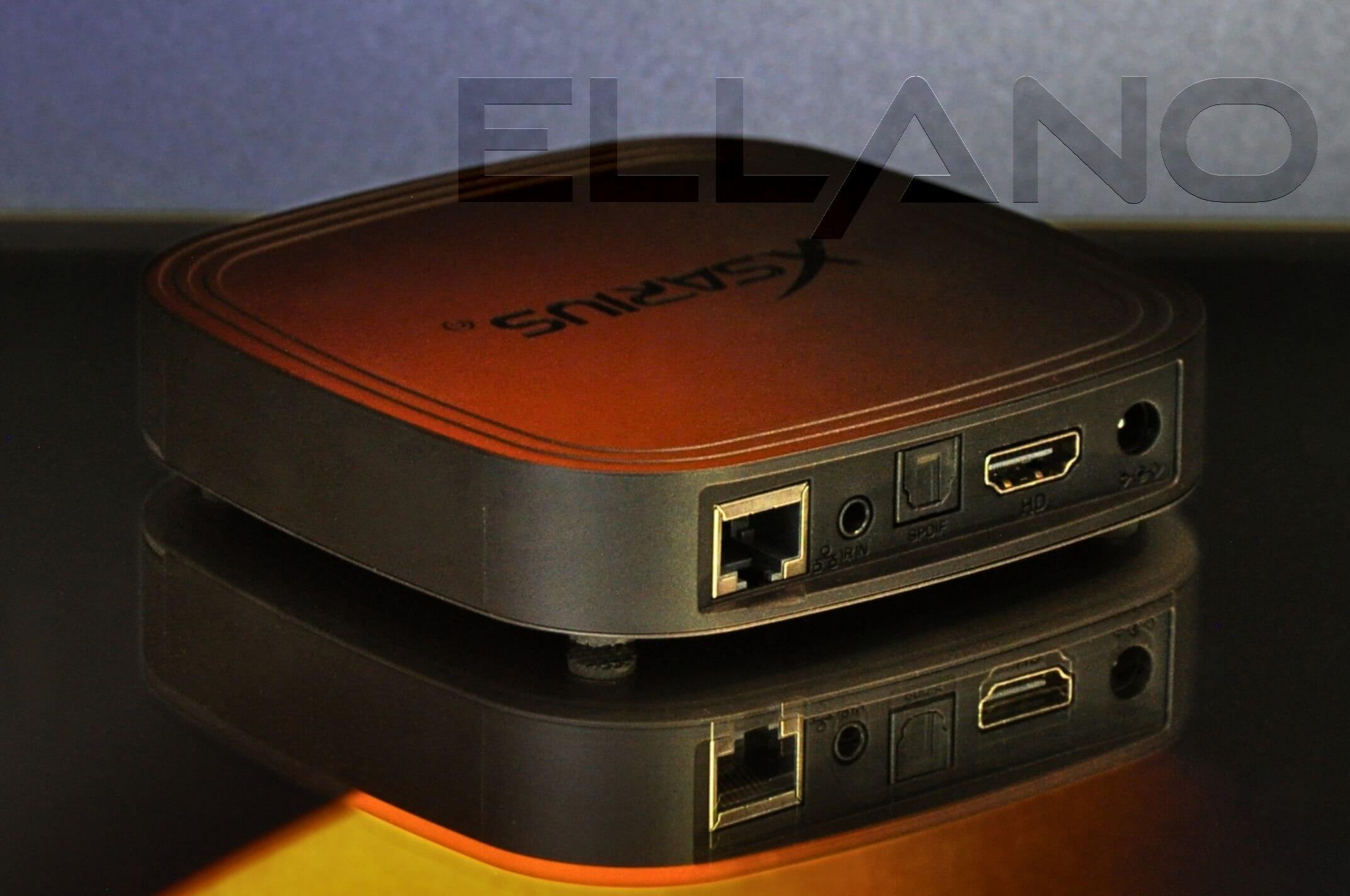 Xsarius Avant 4+ Ultra 4GB/64GB, 4K IPTV box s Androidem 14 – Nastavitelný LED pásek namísto displeje