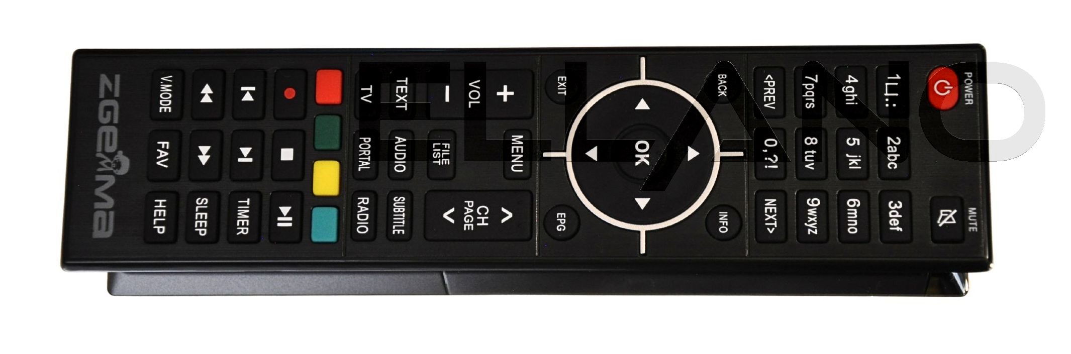 Zgemma H8.2H SE 4K UHD Enigma2 DVB-S2X/T2/C Wi-Fi – diaľkový ovládač