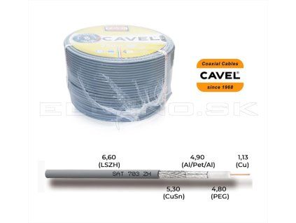 CAVEL SAT703ZH LSZH - 100m batoh