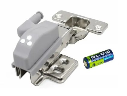 LED svietidlo Blow LB1 so spínačom na pánty do skrine