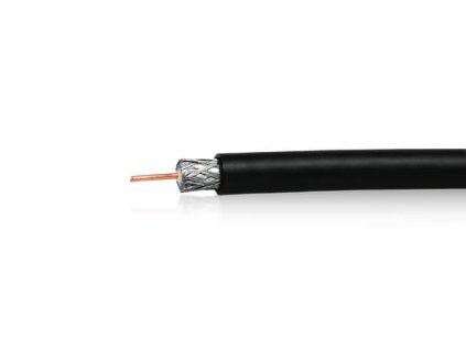 Koaxiální kabel RG6 polyethylen černý