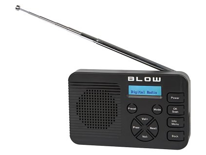 digitalne radio blow rk4 dab plus fm bluetooth 6950