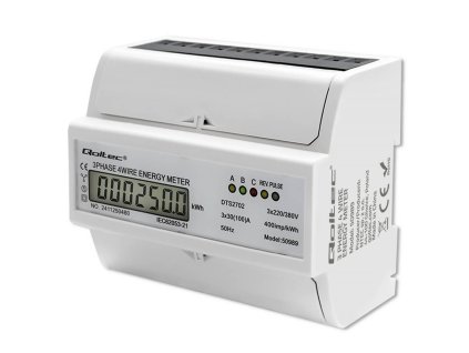 qoltec 3fazovy merac energie 100a din lista 6584