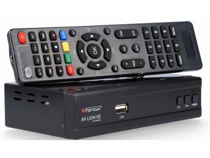 pol pl Tuner DVB T2 C H 265 dekoder do odbioru telewizji naziemnej Opticum AX LION NS 10447 2