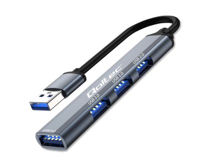 usb hub qoltec 1x usb 3 0 3x usb 2 0 871