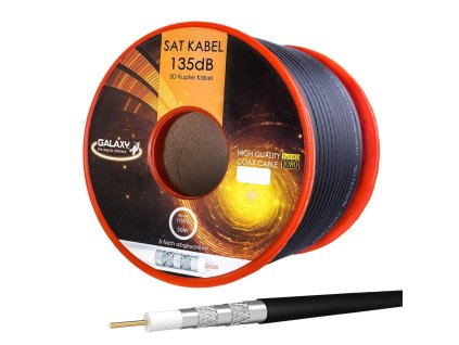 galaxy koaxialny kabel 135db medene jadro 50m 6544