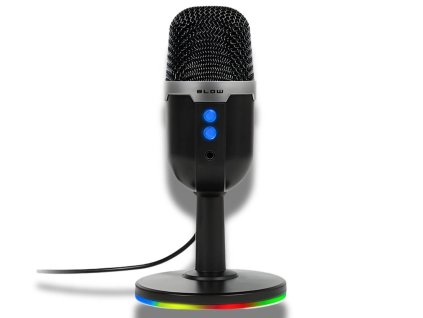 blow led usb studiovy mikrofon s enc a rgb 741