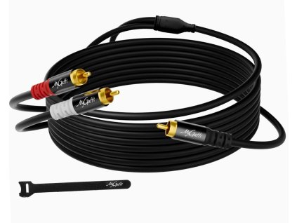 cinch y splitter kabel 3m 1 rca 2 rca 141