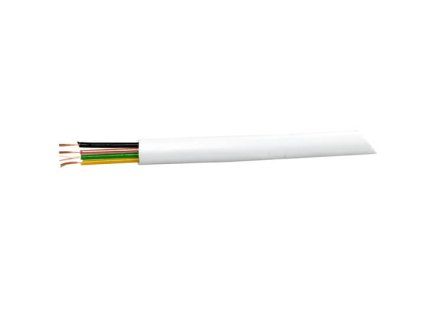 Tel. kabel 4-jádrový bílý
