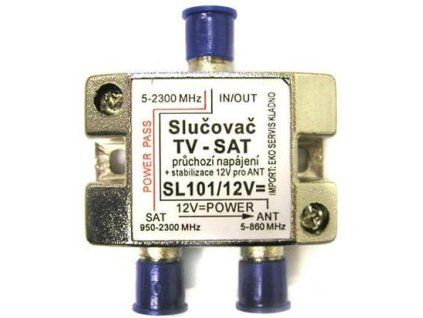 SAT + TV kombinátor SL101 + 12V PROFI