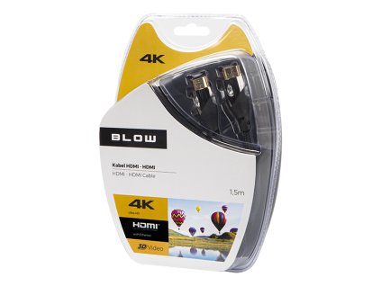 HDMI 1,5m PREMIUM, BLOW, 4K 2.0