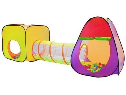 IGLU dětský stan s tunelem a 200 míčky 2880