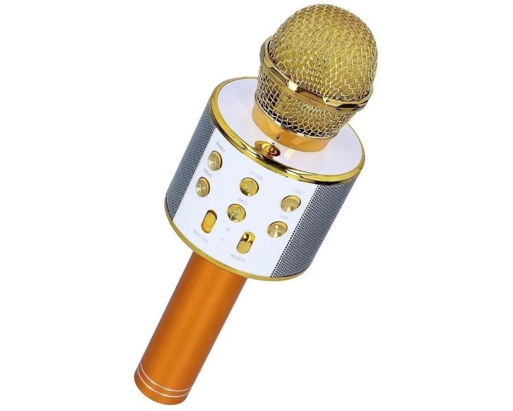 Karaoke mikrofón WS-858 GOLD