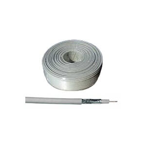 AMIKO medený stred RG6 6.8mm biele PVC DĹŽKA: 1m